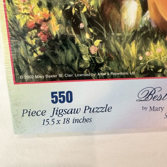 New Sealed 550pc Jigsaw Puzzle BEST FRIENDS  Mary Baxter St. Clair Complete - Picture 3 of 8